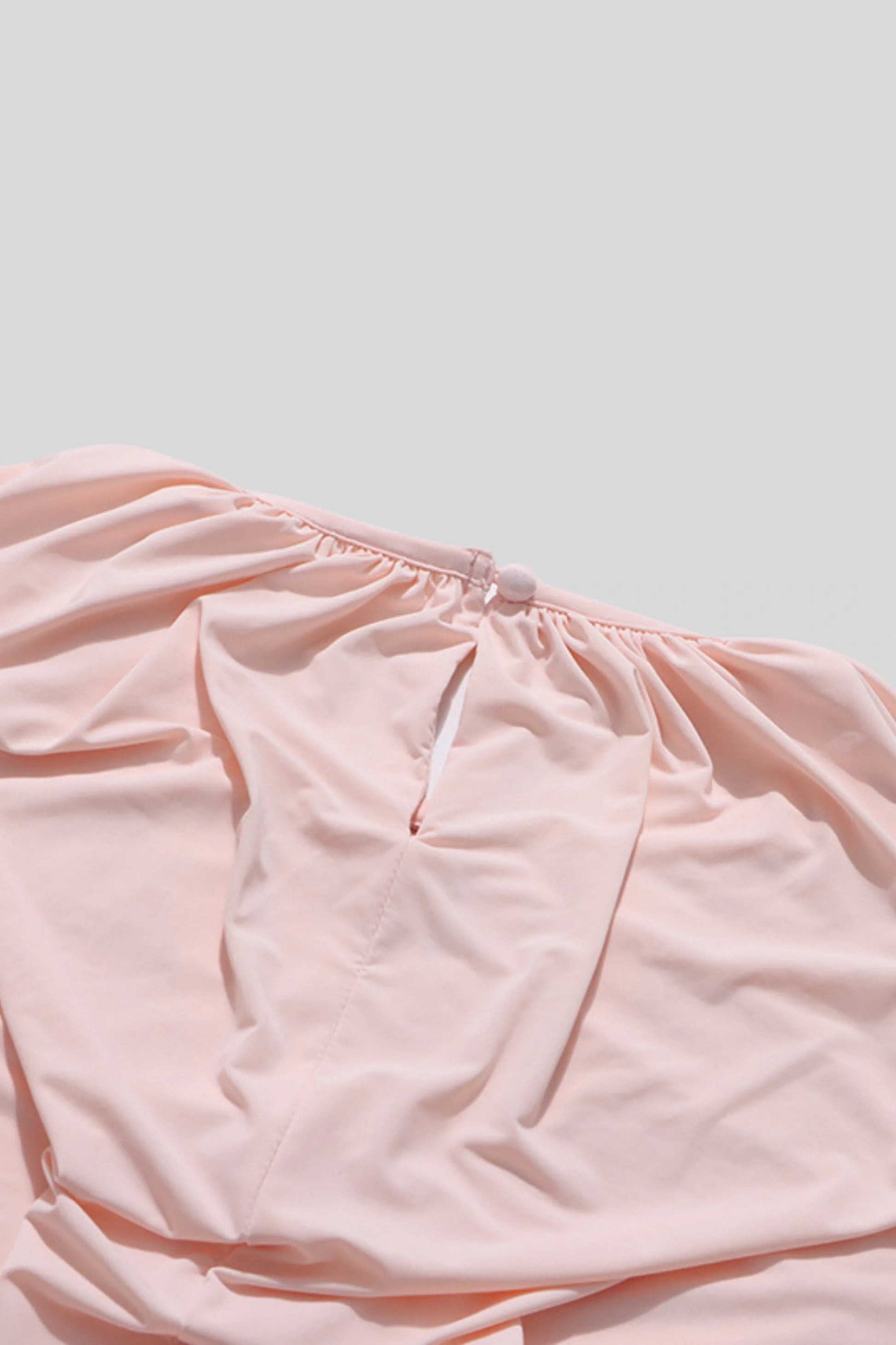 Pleated Skirt Set with Cape Sleeve Top Pink