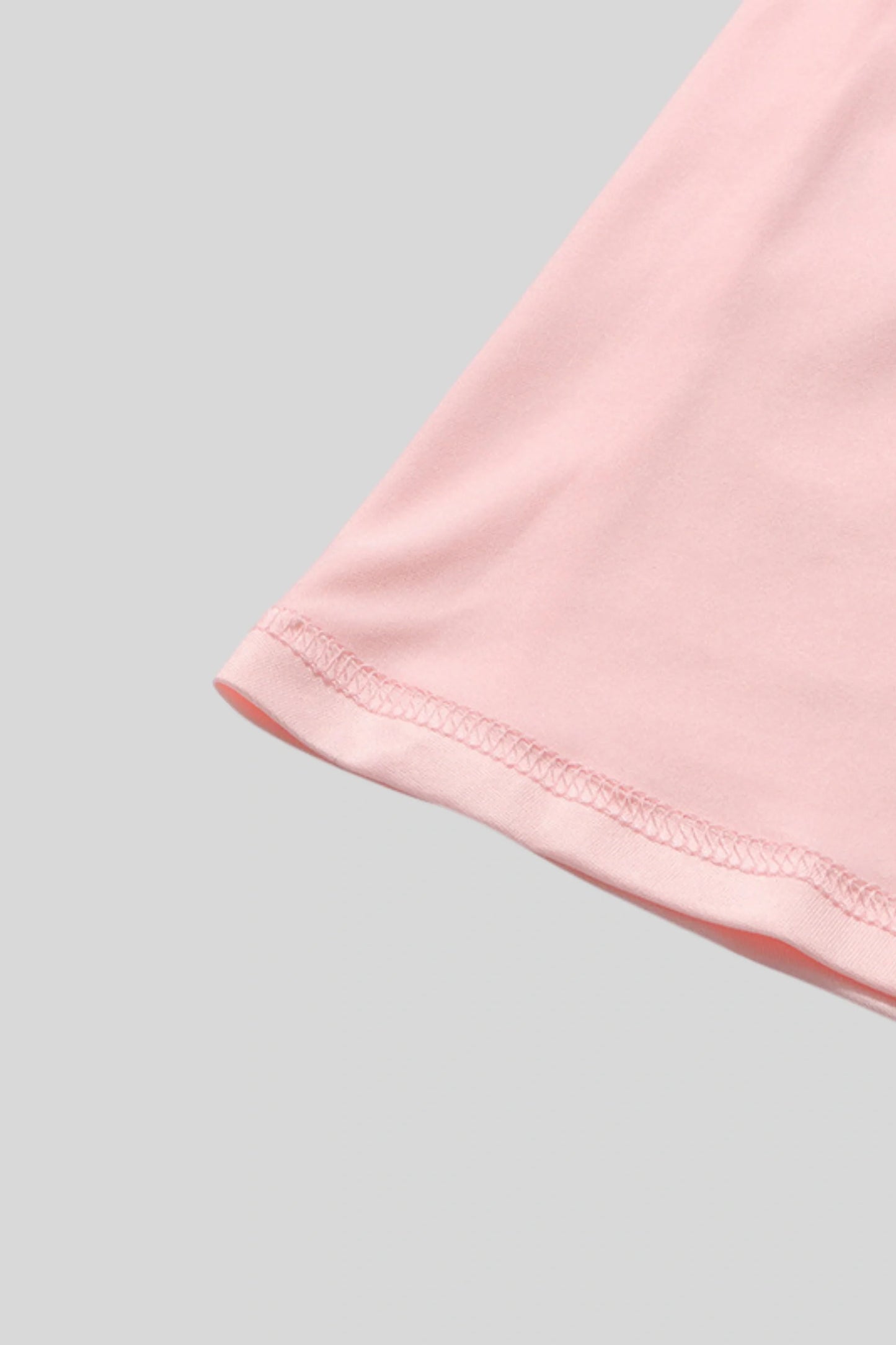 Pleated Skirt Set with Cape Sleeve Top Pink