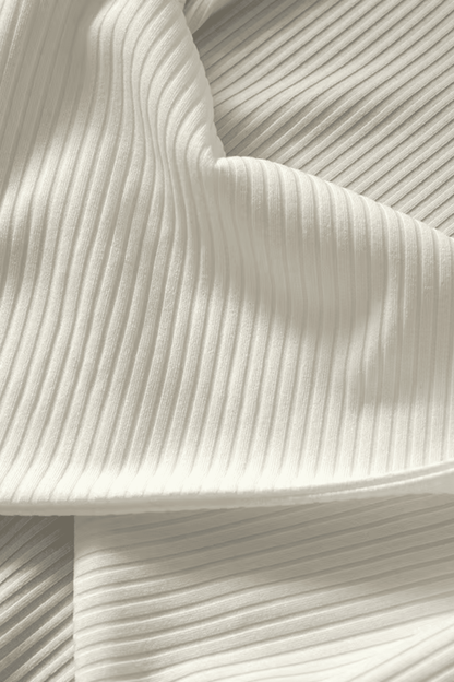 Alzya Reversible Knit Dress_White