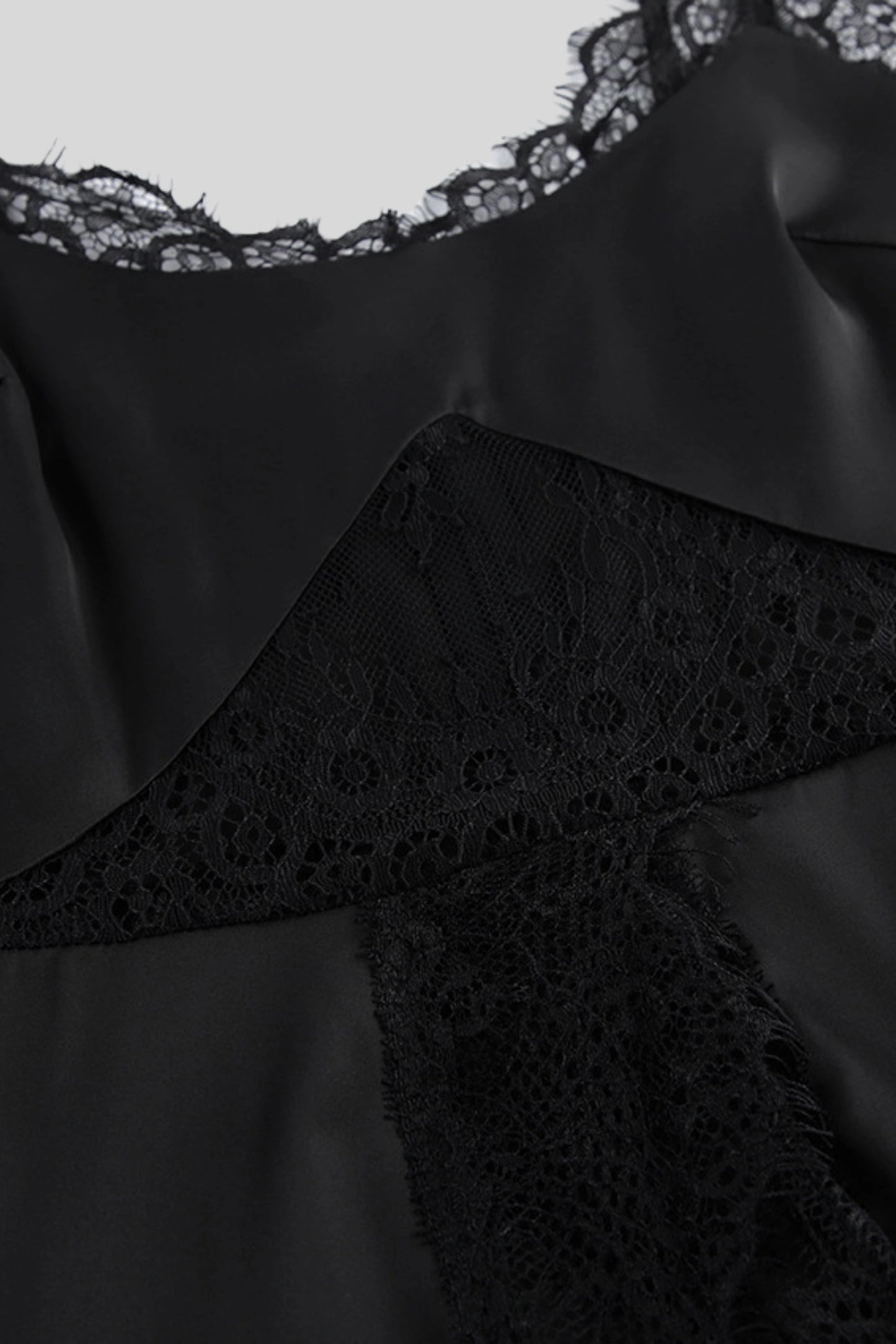 Satin Lace Backless Maxi Dress Color: