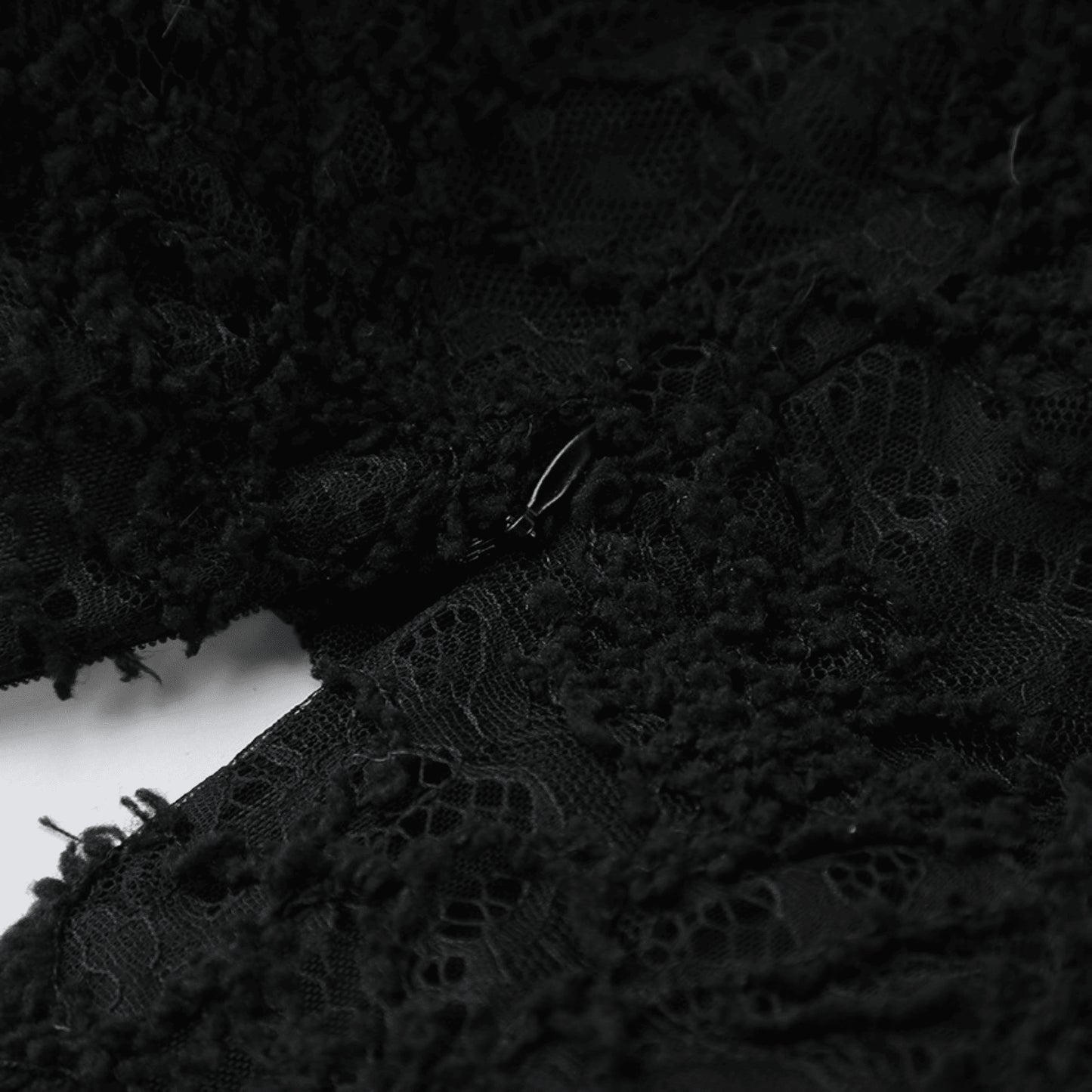 Alzya_Short_Lace_and_Fur_Dress_Black