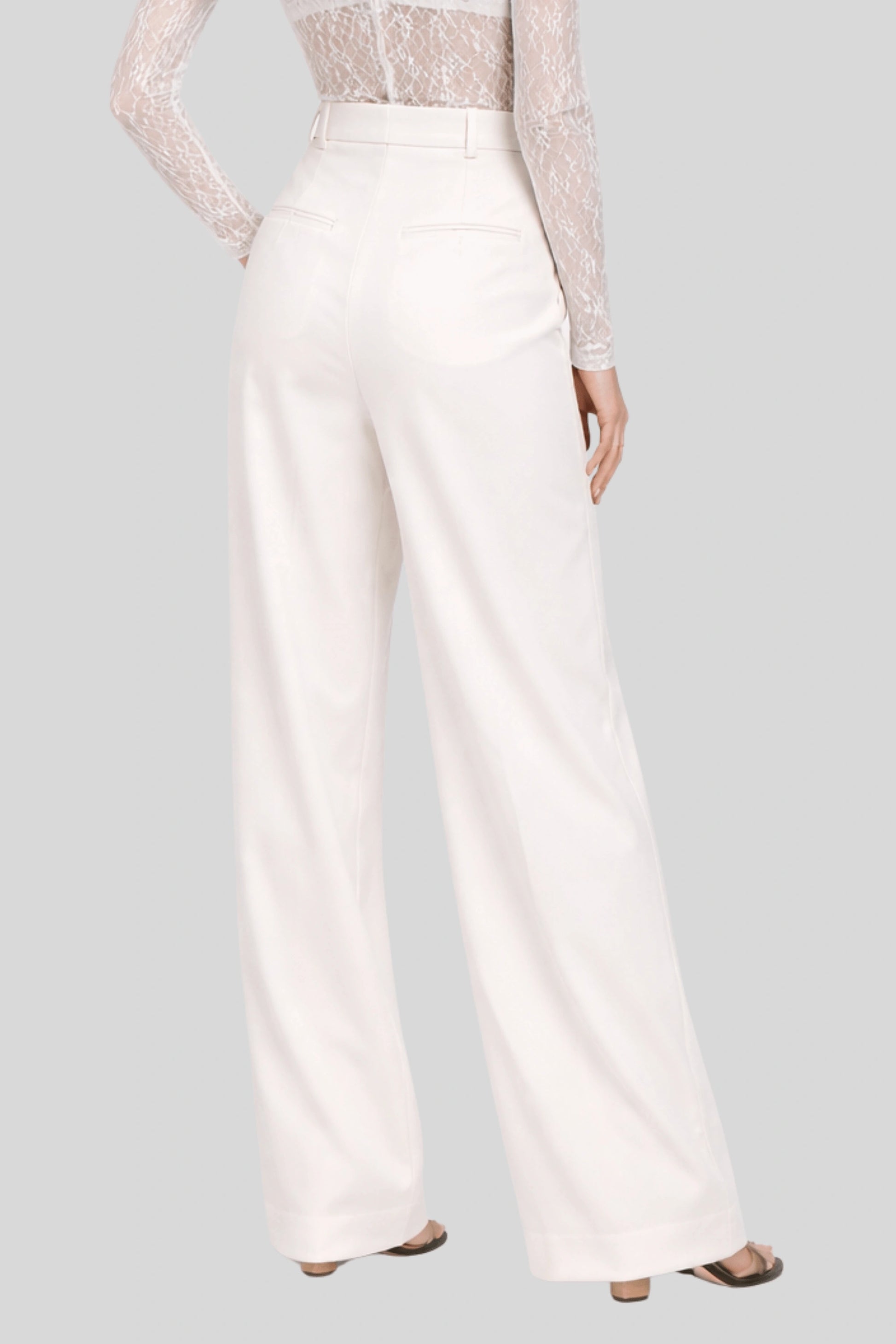 Alzya High-Waisted Pleated Wide-Leg Pants
