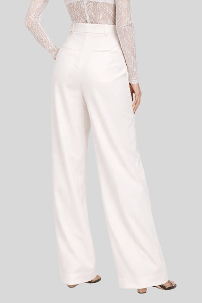 Alzya High-Waisted Pleated Wide-Leg Pants