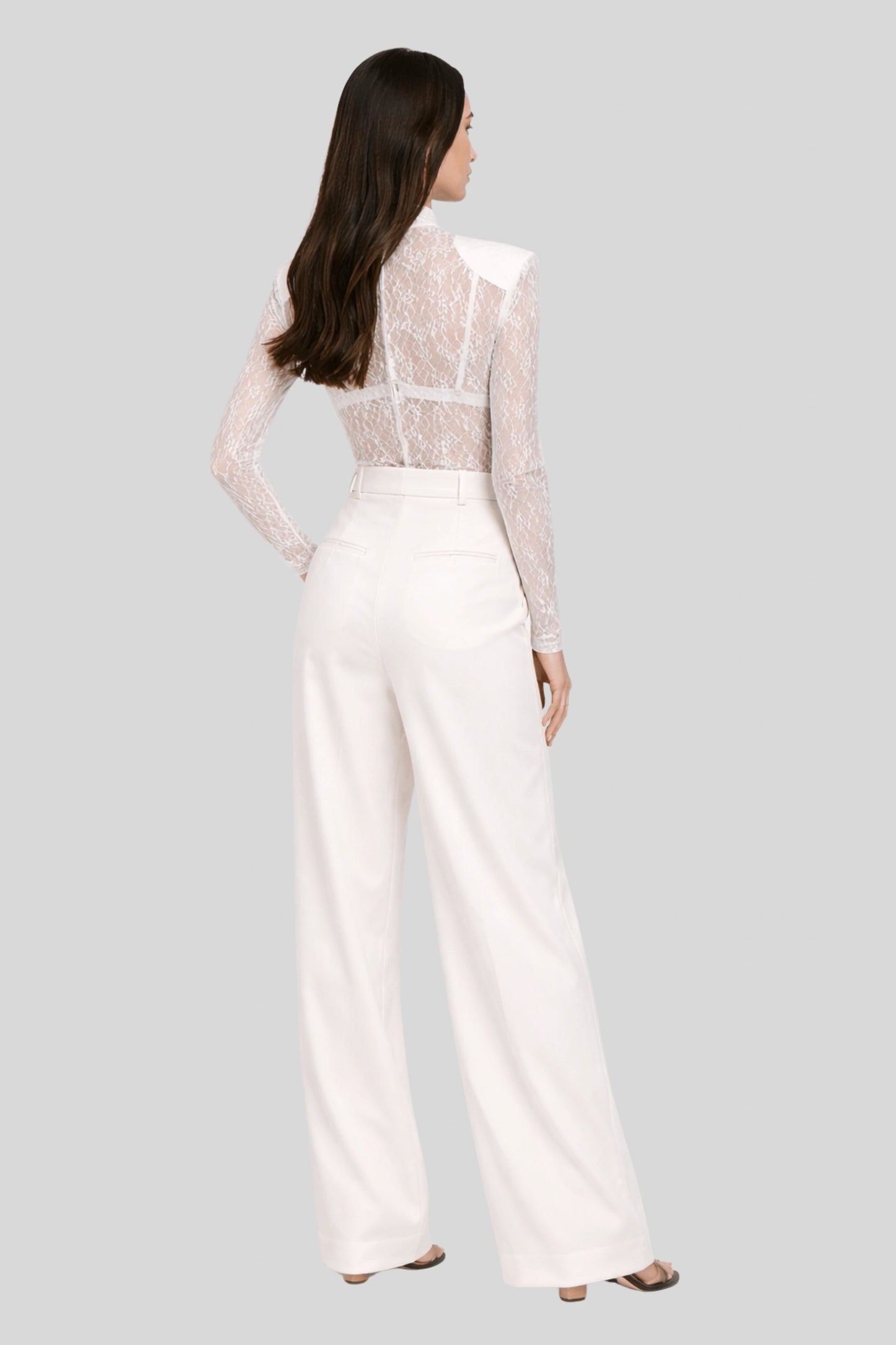 Alzya High-Waisted Pleated Wide-Leg Pants