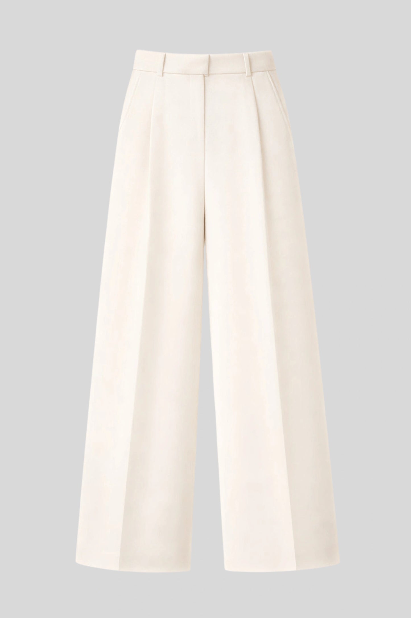 Alzya High-Waisted Pleated Wide-Leg Pants