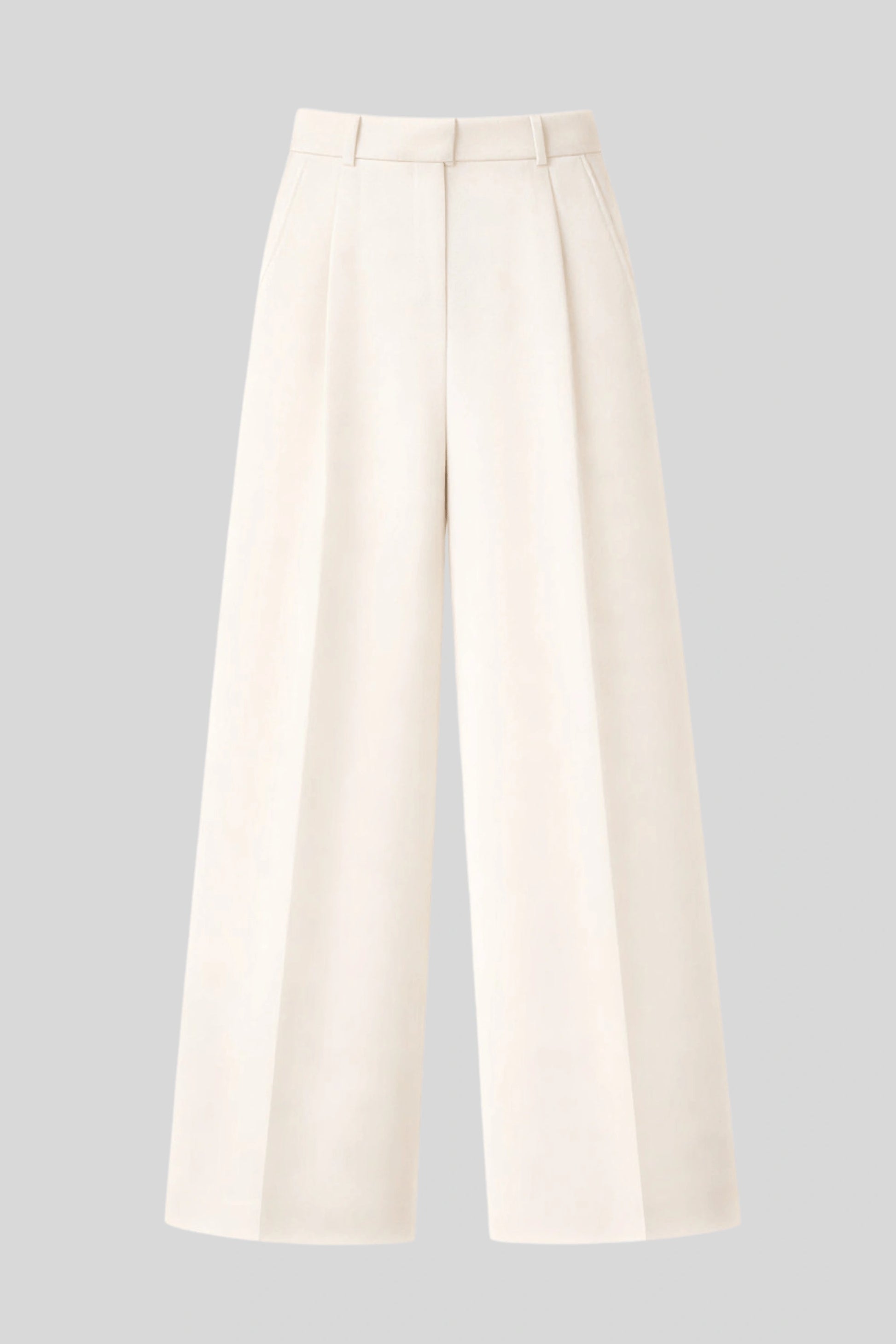 Alzya High-Waisted Pleated Wide-Leg Pants