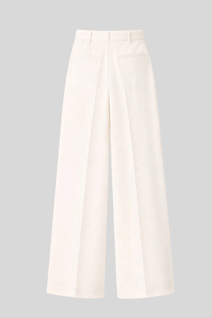 Alzya High-Waisted Pleated Wide-Leg Pants