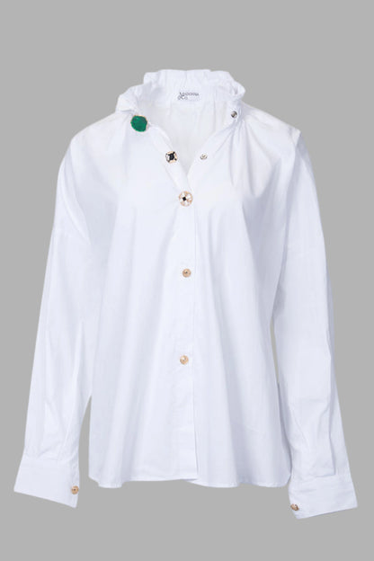 Vintage Oversized Shirt Blouse