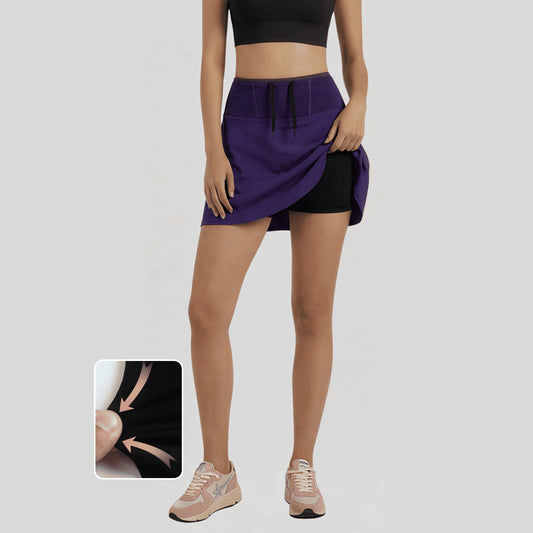 Alzya Women’s 2-in-1 High-Waist Performance Skort_purple