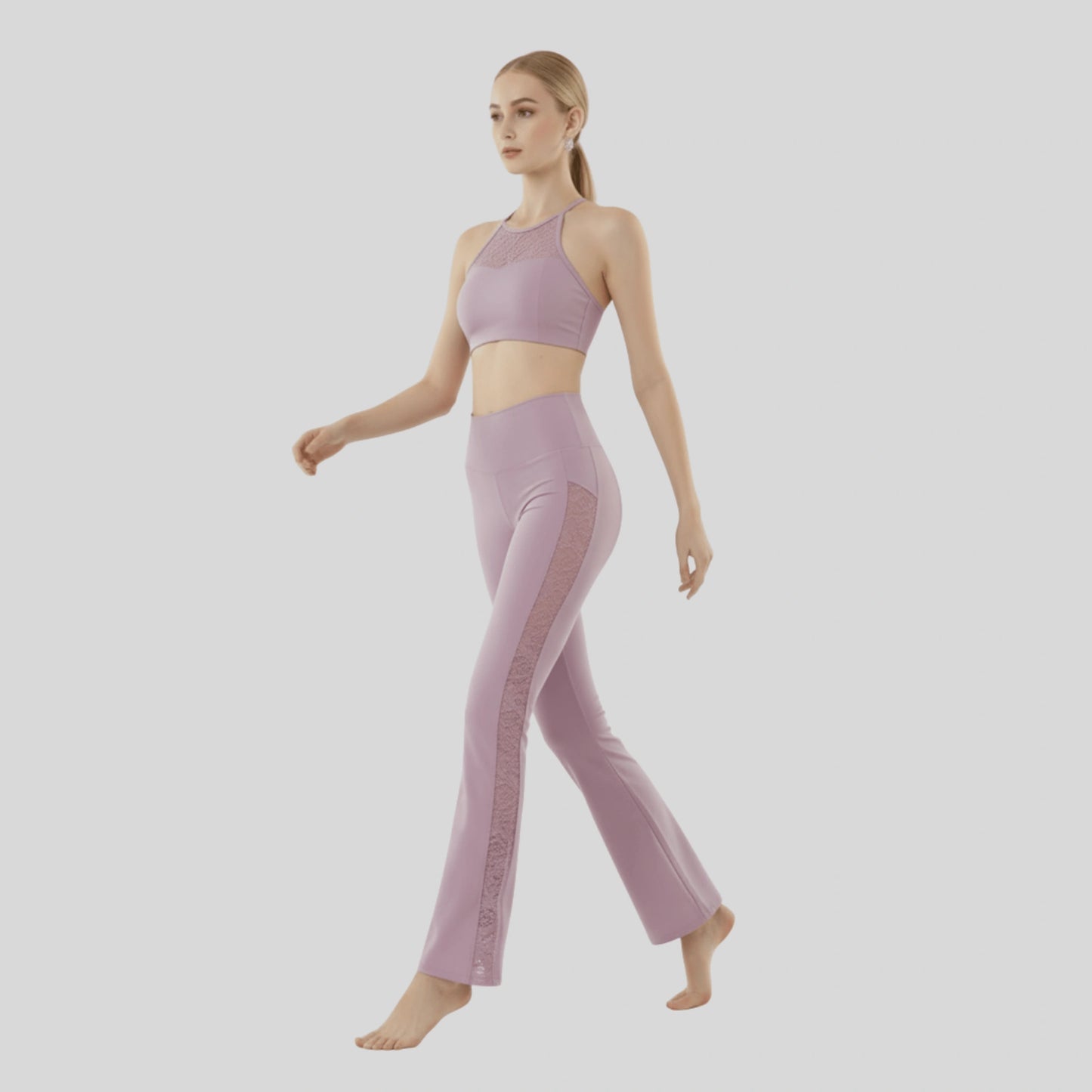 Alzya Women’s Premium Lace Activewear Set_dawn_pink