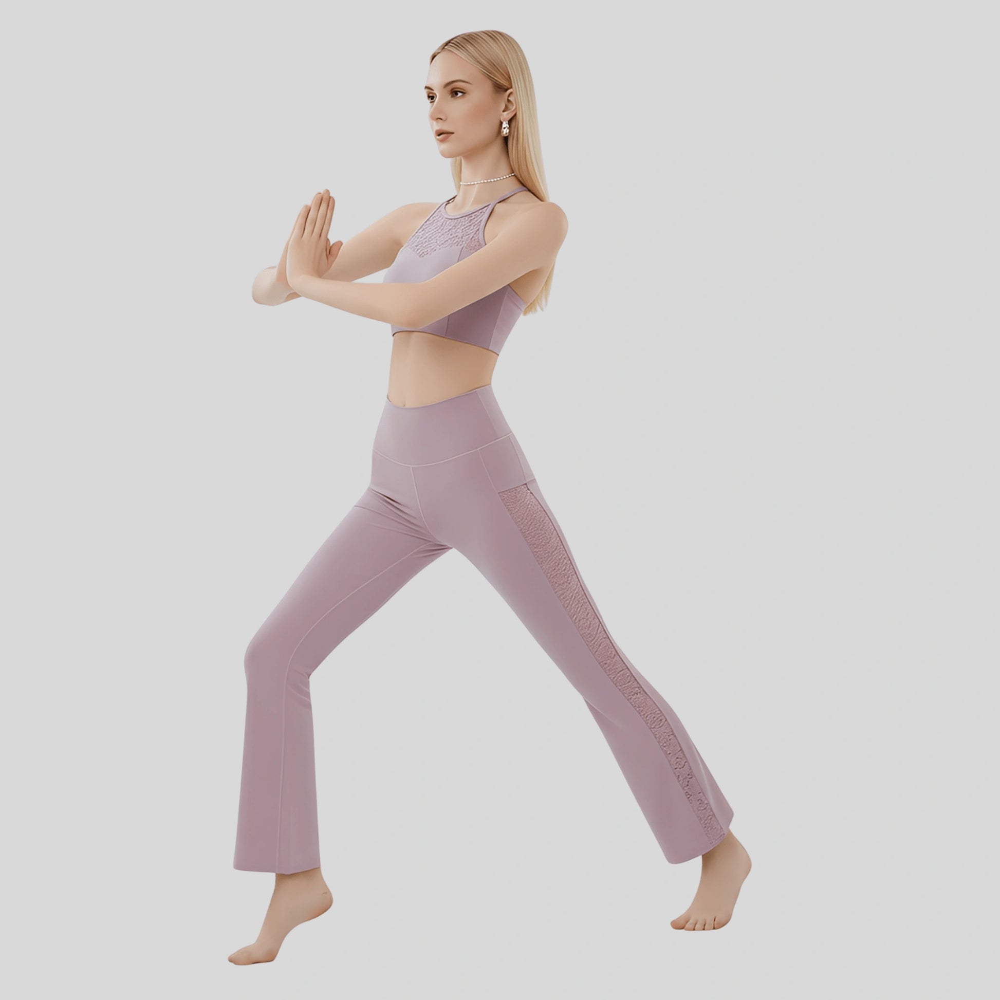 Alzya Women’s Premium Lace Activewear Set_dawn_pink