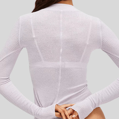 Gilet ajusté en maille gaufrée