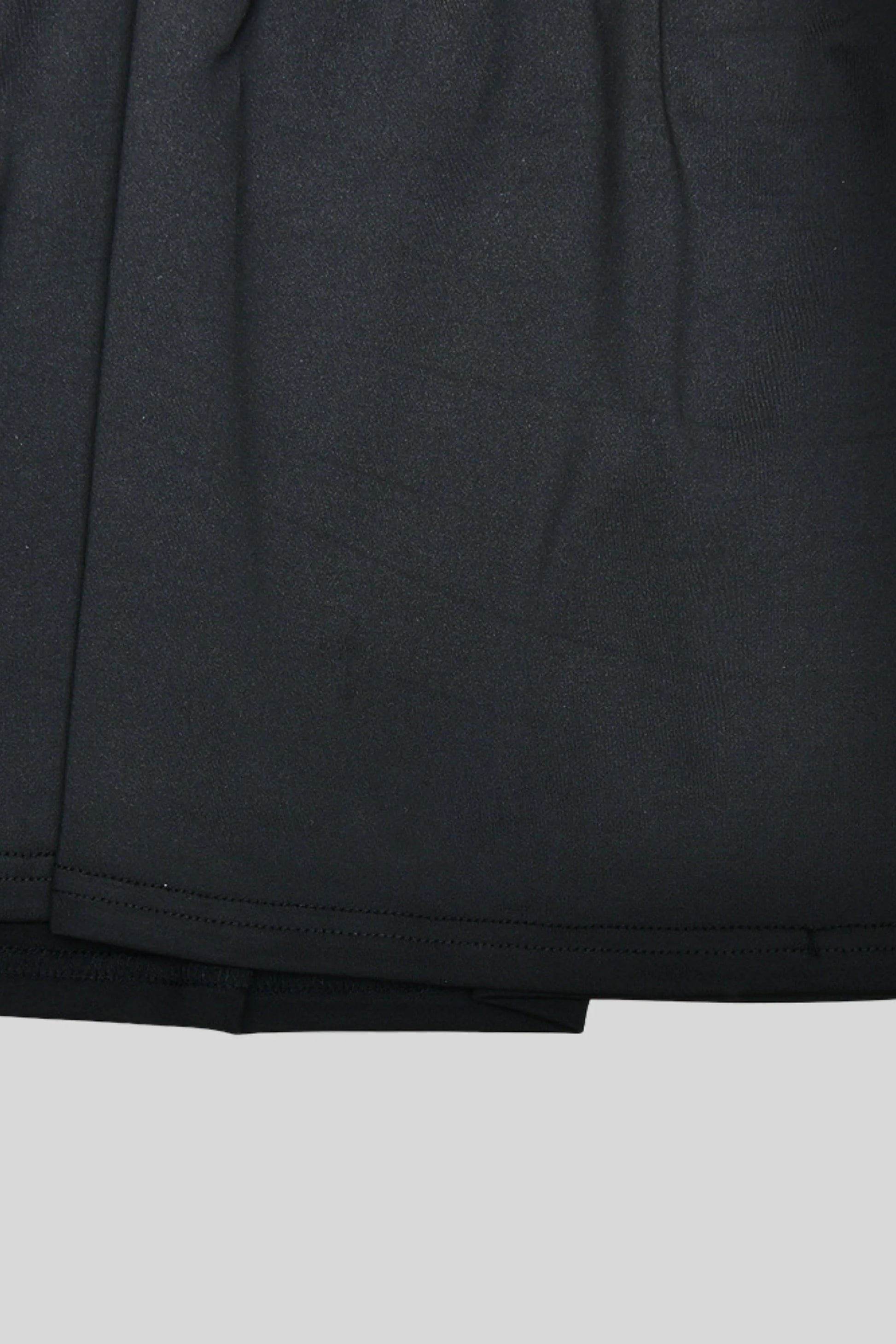 Zip Front Corset Peplum Romper Black