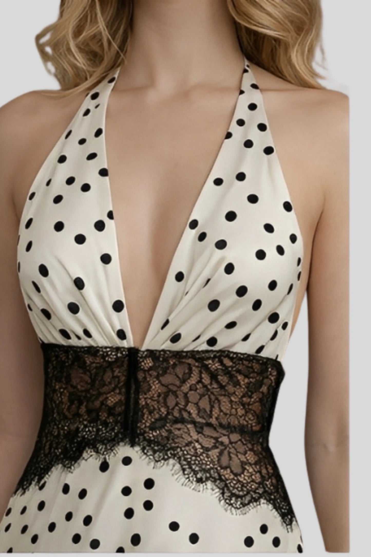 Alzya Halter-neck-midi-dress