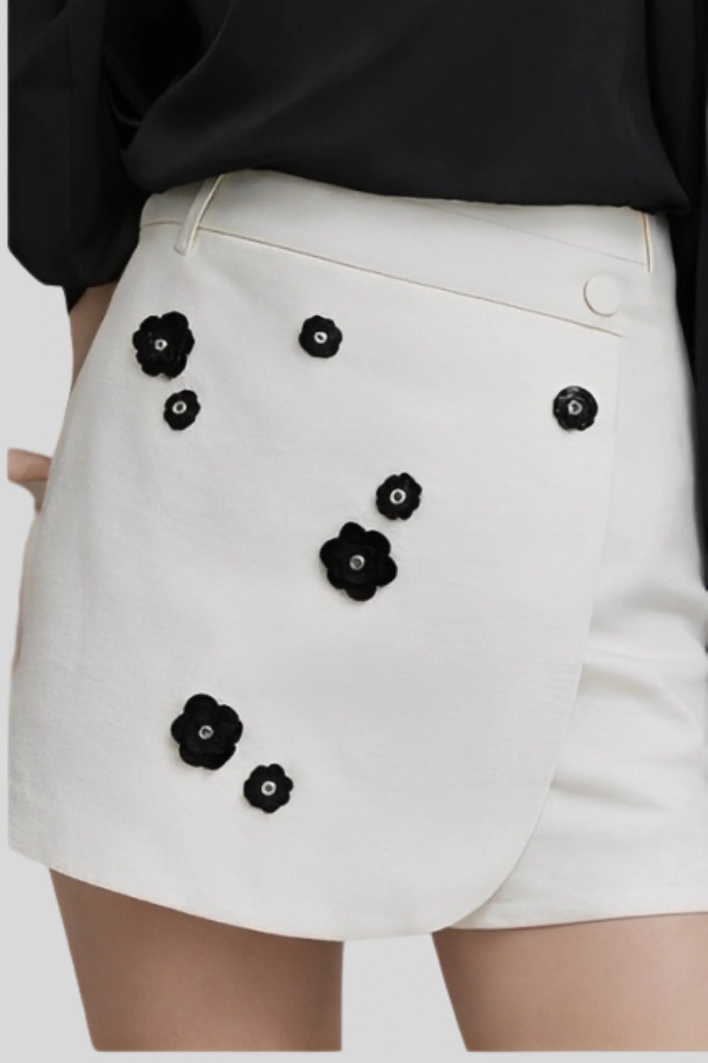 The High Waist Skort That Shapes Without Overexposure White