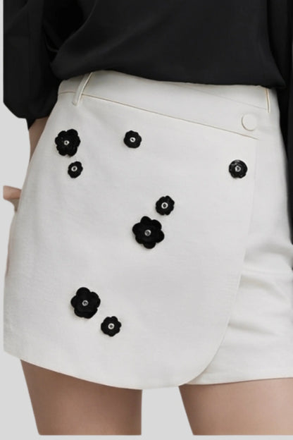 The High Waist Skort That Shapes Without Overexposure White