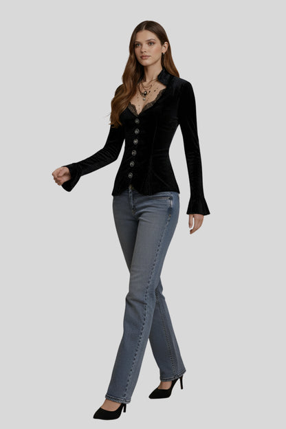The Elegant Blouse That Adds a Refined Finish_Black