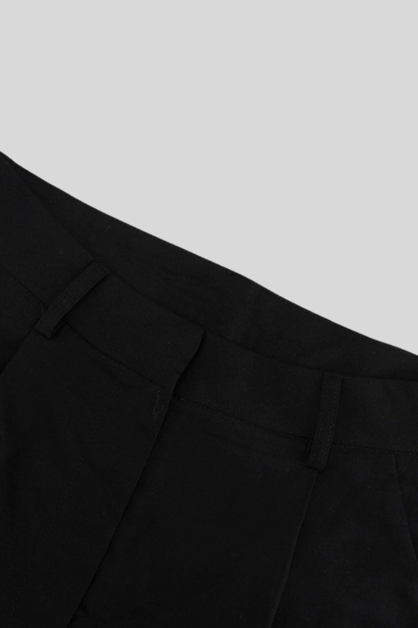 Cotton_Linen_Vest_And_Shorts_Set_black