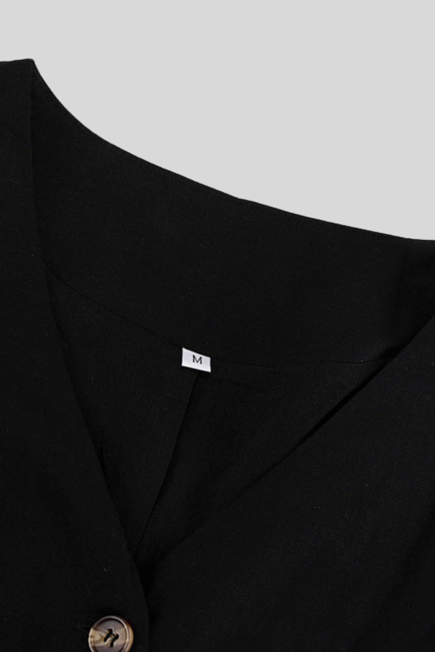 Cotton_Linen_Vest_And_Shorts_Set_black