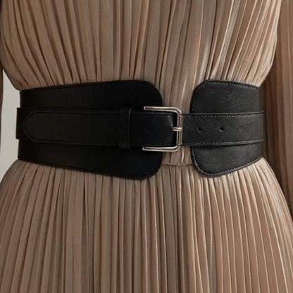 Elegant Pleated Maxi Dress_biege