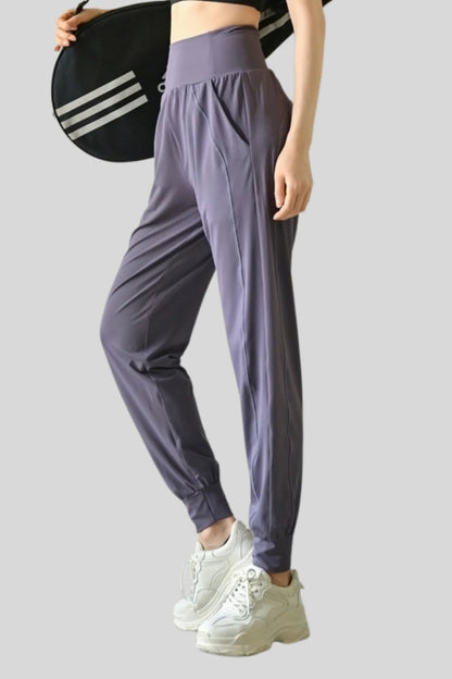 Long Yoga & Sports Jogger Pants – Blue Grey Blue Grey