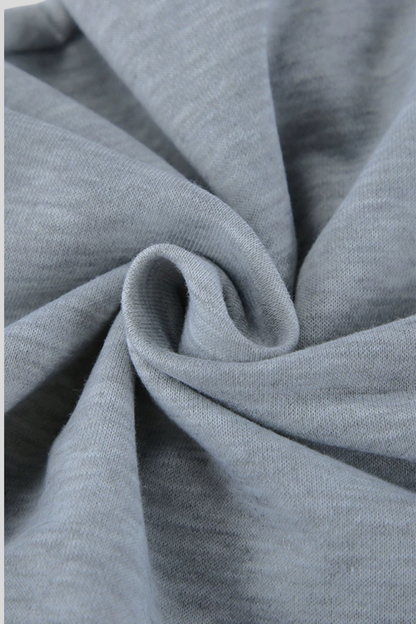 Alzya Grey Cropped Corset Zip Hoodie Set � Wide Leg Fleece Co-ord � GREY