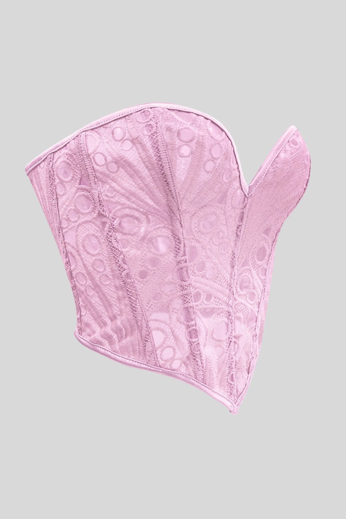 Lace Pink Corset Top Pink