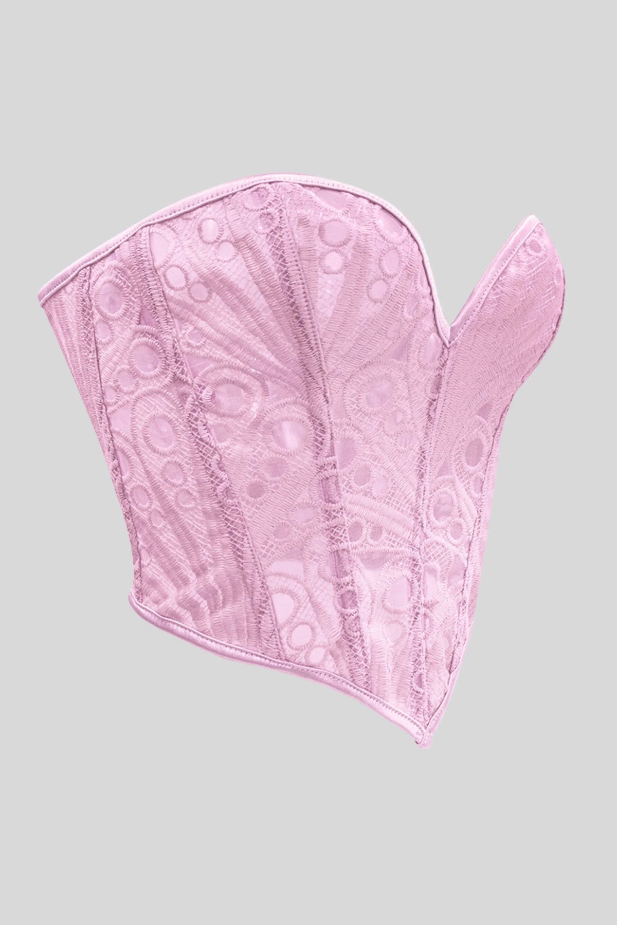 Lace Pink Corset Top Pink