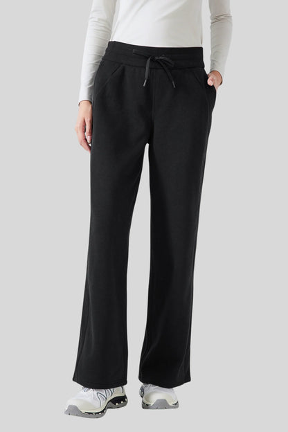 Alzya Fleece-Lined Sweatpants jogger black