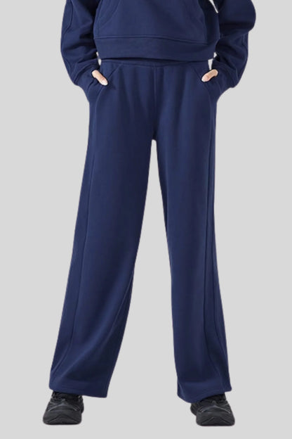 Alzya Fleece-Lined Sweatpants jogger blue