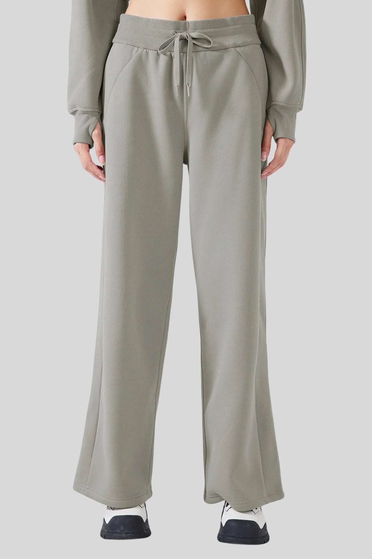 Alzya Fleece-Lined Sweatpants jogger gray