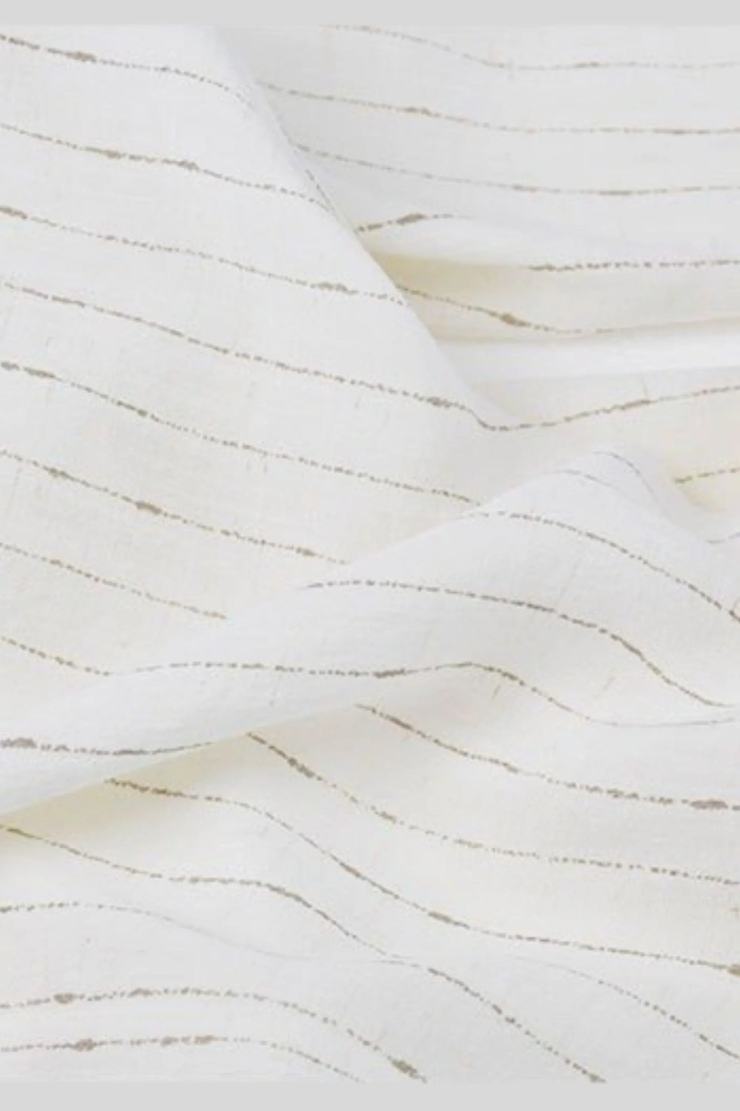High-Waisted Pinstripe Wide-Leg Pants – White White