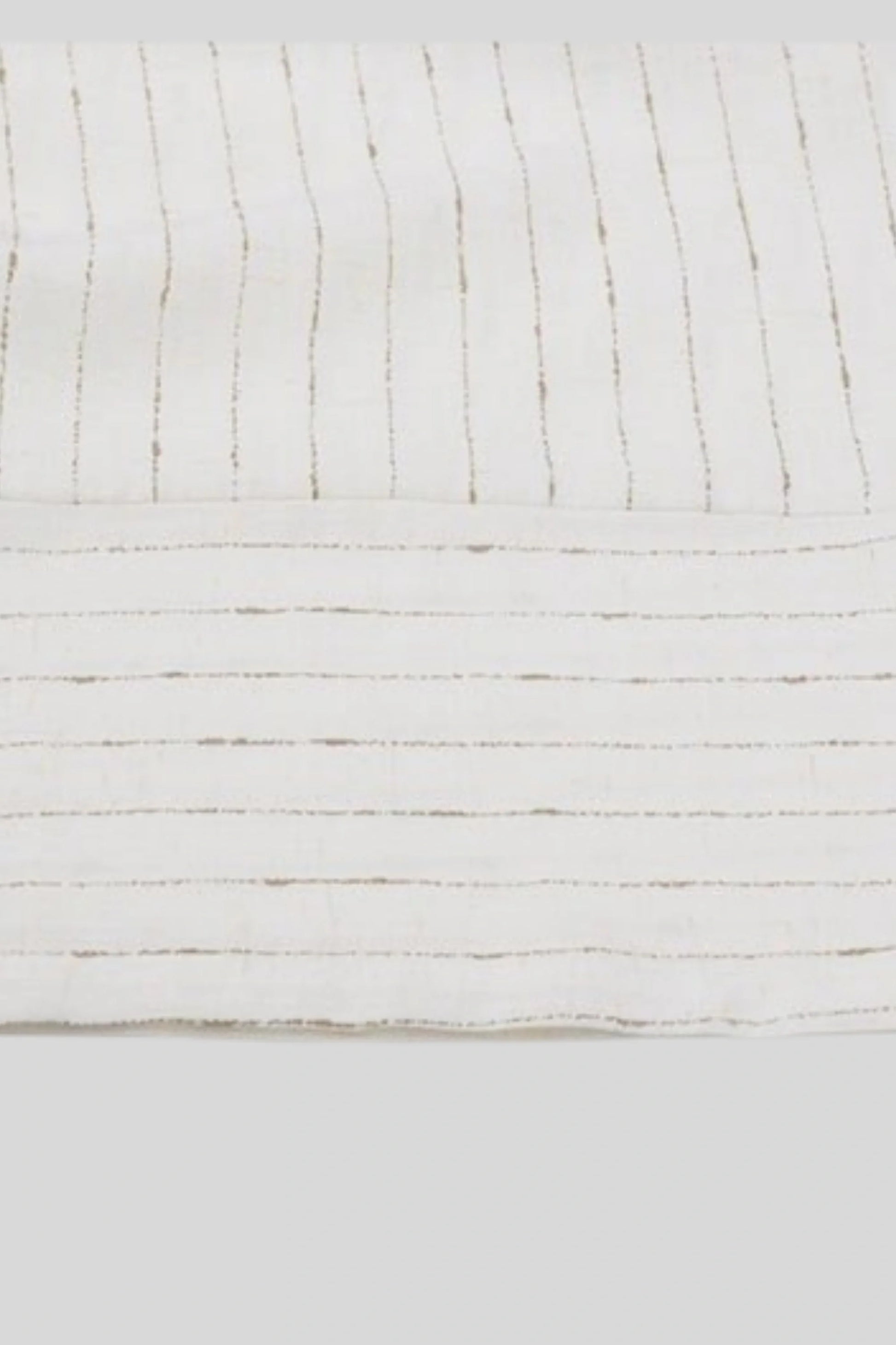 High-Waisted Pinstripe Wide-Leg Pants – White White