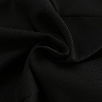 Shawl Collar Belted Waist Dress | Cinched Cut, Smooth Crepe Fabric