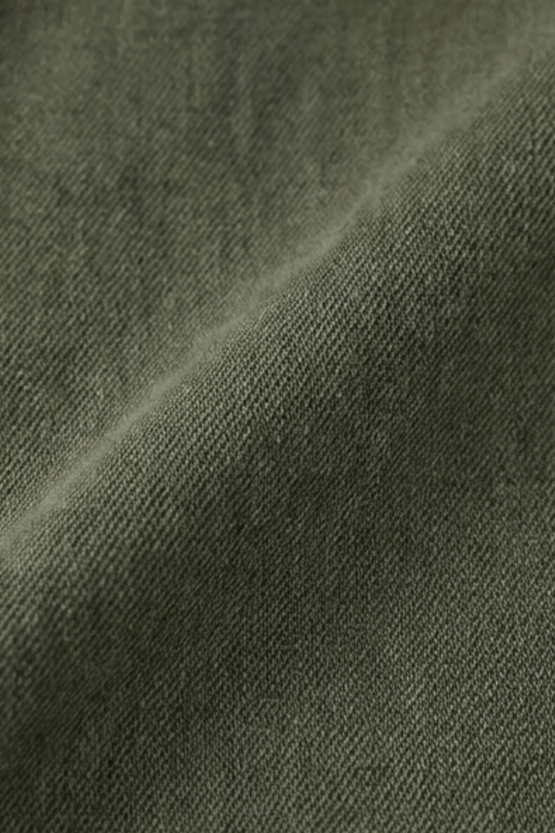 Alzya Olive Wide Leg Utility Pants � 100% Cotton Baggy Frayed Hem � OLIVE GREEN