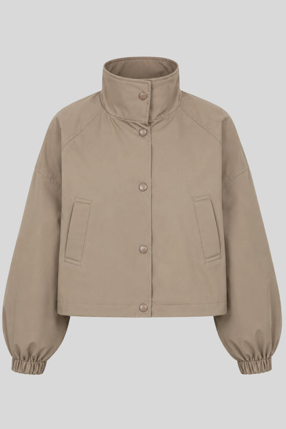 Women's Short Coat Trench Coat Loose Short Petite Jacket