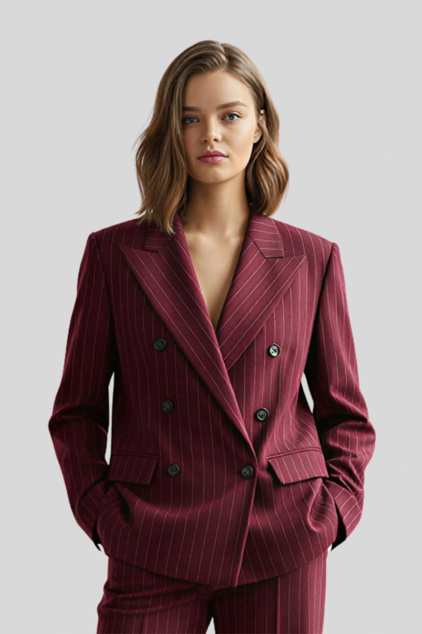 Alzya Sheer lace long-sleeve top with high neckline