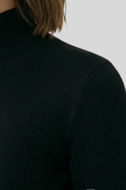 Alzya slim wool long sleeve top