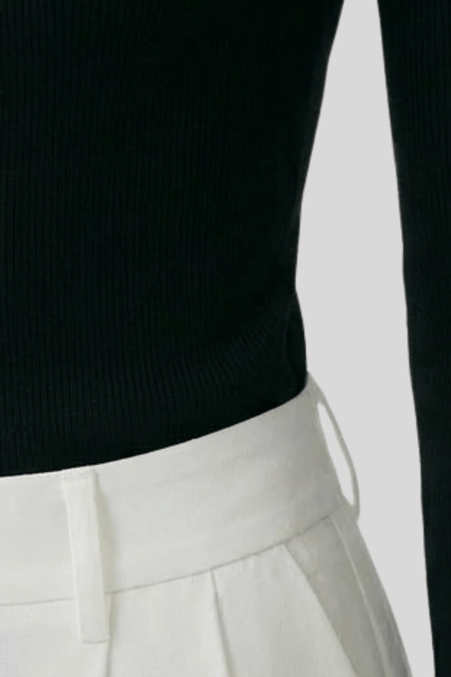 Alzya slim wool long sleeve top