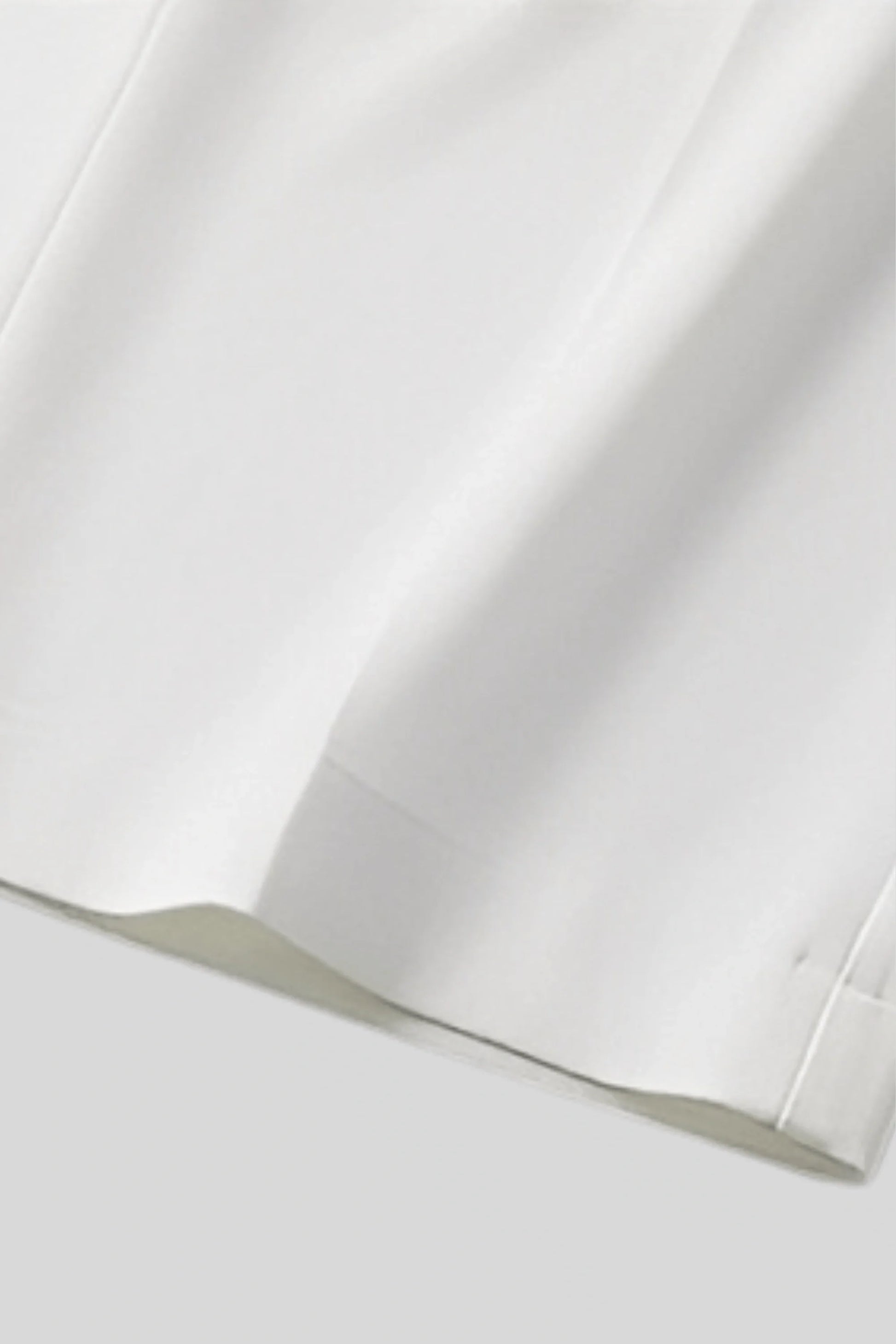 High-waisted wide-leg tailored trousers front view